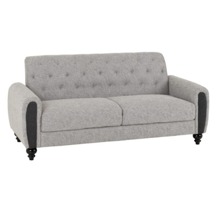 Chester 3 Seater sofa Light Grey Fabric