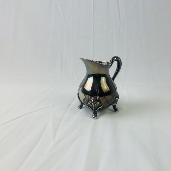 Vintage Used Leonard Silverplate Silver Plate Pitcher Water Decorative