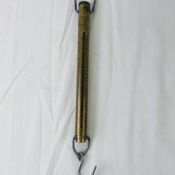 Vintage SALTER Brass Spring