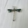 Vintage Silver Tone Abalone Dragonfly Brooch, Southwestern, Abalone Inlay