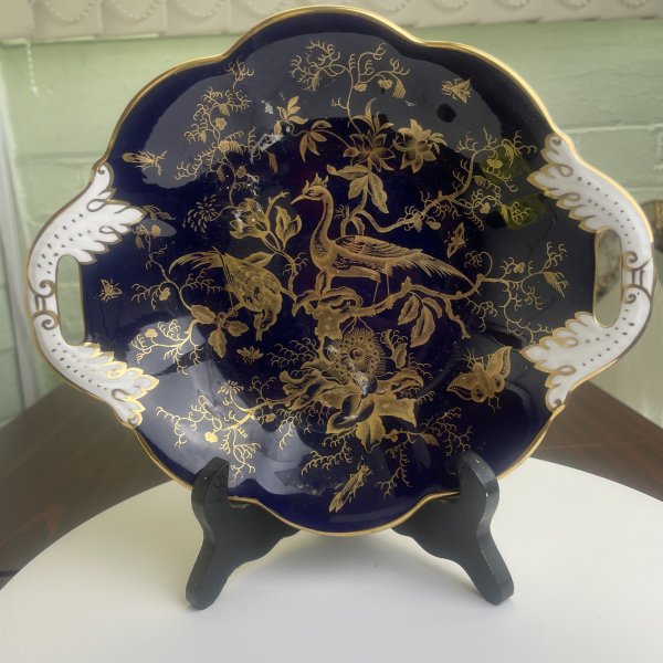 COALPORT BLUE GOLD DISA CIRCA 1920°