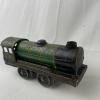 Antique Wind-Up Pressed Steel Toy Train Engine WORKS