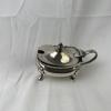 Antique Sterling Silver 1912 E S BARNSLEY Co Ltd Birmingham England MUSTARD POT