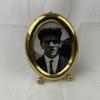 Oval gold frame - Vintage wall photo frame - Gallery wall art