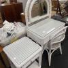 Rattan dressing table